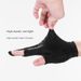 Rockbros Ice Silk Sun Protection Men Women Riding Half Driving And Fishing Leakage Two Finger Bicycle Gloves_desvips.com
