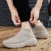 Hot Sale Fashiion Orange Running For Women Breathable Socks Men's Sports Sneakers High-top Platform Shoes Trainers Men_desvips.com