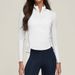 Slim-fitting Long-sleeved Yoga Women's Breathable And Slim-fitting Sports Zipper Golf And Tennis Top With A Nude Feel_desvips.com