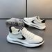Men's Spring New Breathable Ice Silk Cloth Mesh Trend Everything With Daddy Shoes_desvips.com