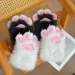 Squeaking Plush Paw Gloves Cartoon Kawaii Costume Cosplay Thicken Cat Claw Mittens Party Accessories For Men Women_desvips.com