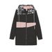Women's Clothing women's sweatshirt zipper color matching print hooded long sleeved jacket_desvips.com