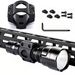 Scope Optics Flashlight Laser Mount 25.4mm 1 Inch Clamping Holder For Hunting Mlok Rail Systems_desvips.com