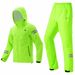 ROCKBROS Men's Women's Reflective Windproof Rain Jacket + Rain Pants Suit_desvips.com