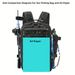 fishing backpack with rod holders, 42l large waterresistant fishing tackle bag store fishing gear for fishing, camping, hiking, fishing gifts for men_desvips.com