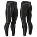 Men's Athletic Compression Leggings High Elasticity Quick Drying Long Pants Suitable For Running Training Basketball Fitness_desvips.com