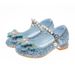 Children's Princess High Heels Elsa Leather Little Girls' Crystal Flower Girl Spring And Autumn Fashion New Single Girls'_desvips.com