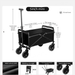 Outdoor Foldable Collapsible Rear Opening For Kids, Reclining Camping With Adjustable Table And Small Push Cart_desvips.com