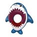 Summer In-stock Inflatable Shark Smiley Face Mini Children's Swim Ring, Toddler Swimming Float, Cartoon Toy_desvips.com