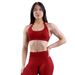 Women's High Elastic Sports Set Yoga Clothes Running Shorts With Seamless Halter Bra For Fitness_desvips.com