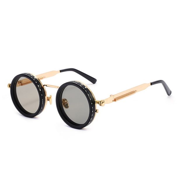 ND9 Anti-UV Sunglasses 9 Level Dimming Round Adjustable Dimming Sunglasses Retro Comfort Fit Anti-UV Glasses Outdoor Activities_desvips.com