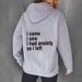 Men's Clothing sweatshirt letter fashion printed hooded back collar plus velvet sweatshirt_desvips.com