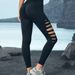 001 Hollow Seamless Tight Yoga Peach High Waist Fitness Women Outdoor Running Sports Long Pants Hip Lift_desvips.com