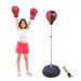 HOMCOM Adjustable Punching Ball Set – 125-145cm Height Boxing Gloves & Pump Included Ideal For Beginners & Pros_desvips.com