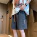Ice Silk Breathable Summer Shorts Trendy Brand Letter Embossed Five-Point Casual Pants Men's Youth Sports Mid-Shorts_desvips.com