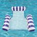 3-Tube Inflatable Floating Lounger With Adjustable Backrest - Heavy-Duty PVC Pool Float For Adults Foldable Water Mat For Lake Beach & Swimming Pool_desvips.com
