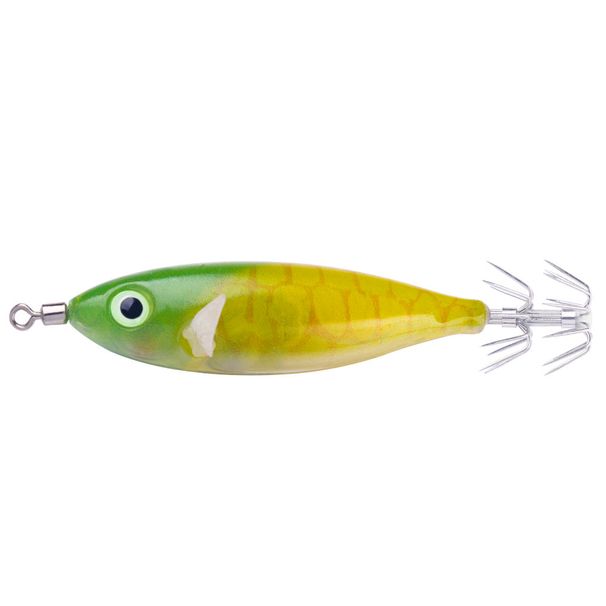 Eggi Set Squid Hooks Squid Trolling Lure With WingArtificial Plastic Squid Sea Boat Fishing Cuttlefish Bait Luminous 8cm/6g_desvips.com