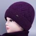 Knitted For Middle-aged Elderly Women, Mom's Woolen Hat, Autumn And Winter Ear Protection, Versatile Grandma's Warm Hat_desvips.com