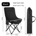 Outdoor Portable High-Back Folding Elevated Arc Moon Camping Fishing Chair, Leisure Beach Space Chair_desvips.com