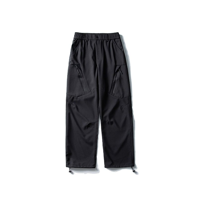 001 2025 Autumn Winter Men's Trendy Zipper Cargo American College Outdoor Wear-resistant Hiking Long Pants_desvips.com