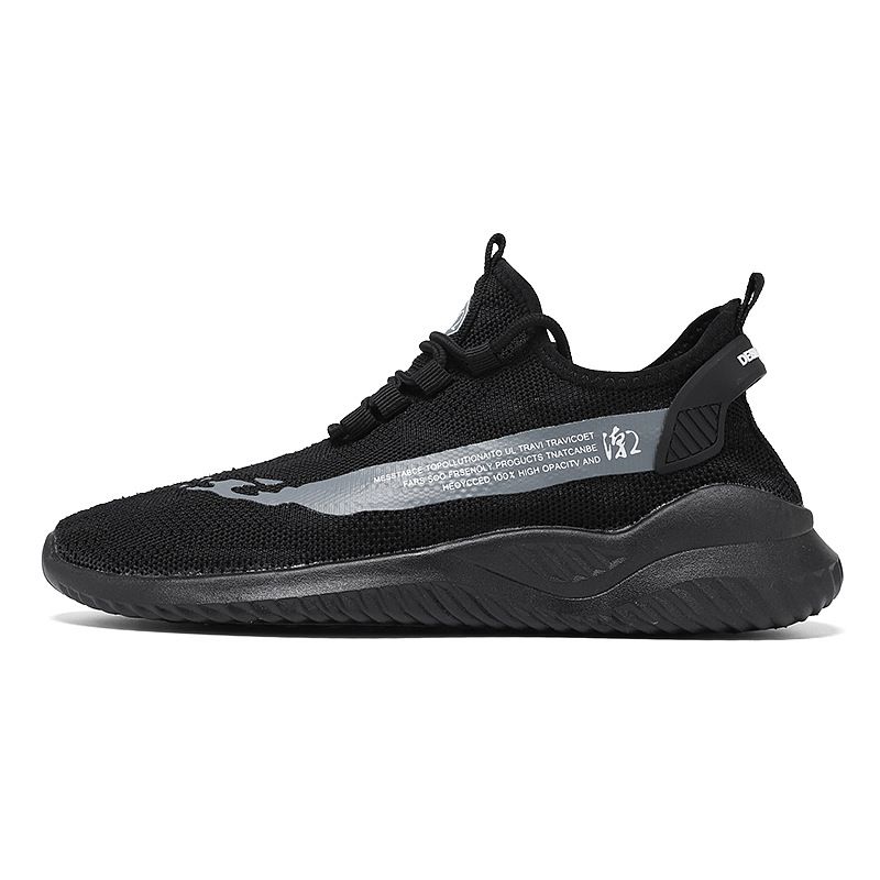 2025 New Autumn Men's Breathable Odor-Resistant Mesh Dad Shoes Korean Style Sports Casual Sneakers_desvips.com