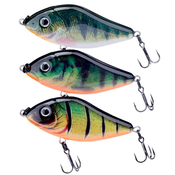 TREHOOK 3pcs 8cm 24g Sinking Jerkbait Fishing Lure Set Wobblers For Pike Bass Hard Artificial Baits_desvips.com