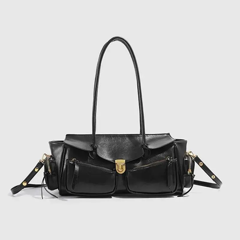 Vintage Purses Handbags Women's Lingerie Bag - Versatile Motorcycle Bag, Hot Spaghetti Strap Leather Designer Handbag_desvips.com