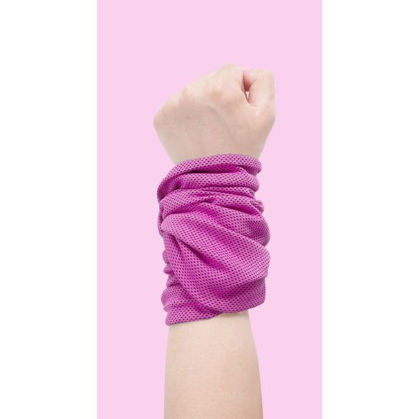 Sweat Quick-Dry Cooling Sports Gym Towel Ice Cool Sweat-Absorbing Portable Wrist Guard_desvips.com