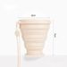Food Grade Collapsible Water Camping Silicone Outdoor With Lid Telescopic Portable Travel Compression Mouthwash Cup_desvips.com