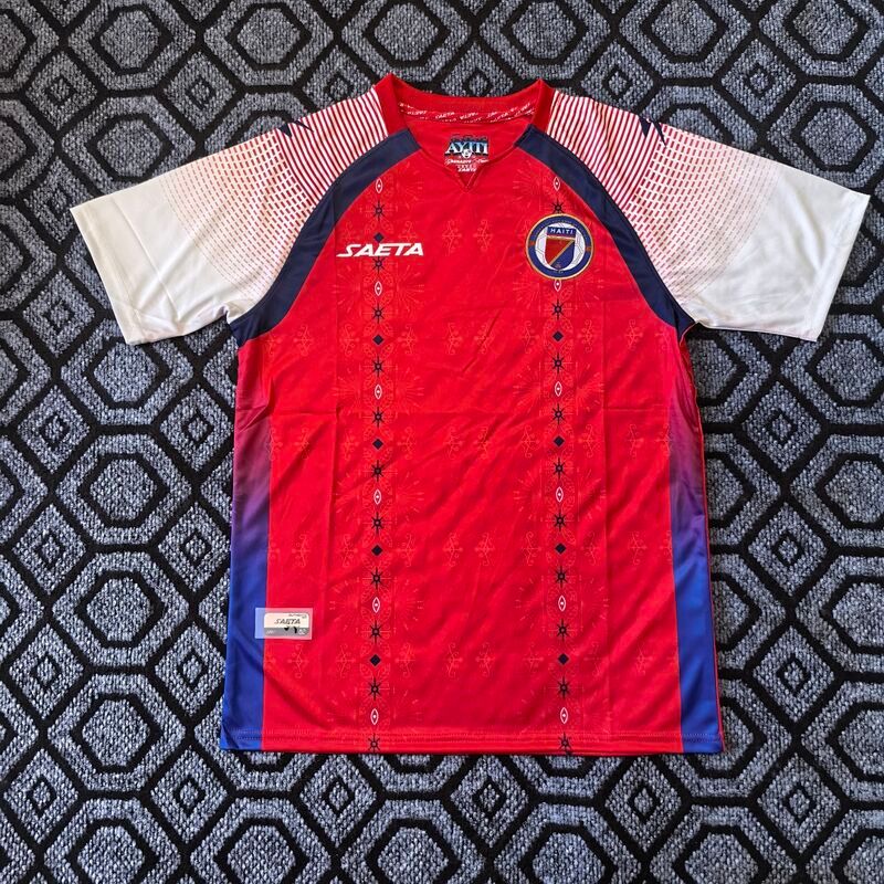 26 Haiti Home Game Adult Jerseys Sports Short Sleeve Shirt Football Uniform Football Jerseys Sportswear Adult Jerseys_desvips.com
