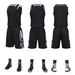New Uniform For Men, Women, Children, Adult Competition Sports Basketball Shorts And Jersey Set_desvips.com
