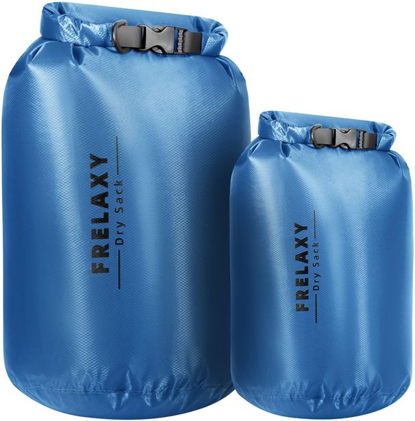 Frelaxy Waterproof Dry Bag 3 Pack Lightweight Ripstop Dry Sack Set_desvips.com