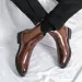 Leather Genuine Designer Dress 37~46 Couple Business Formal Ankle Boots Quality For Men New Fashion Casual Man Shoes_desvips.com