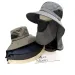 Summer Outdoor Hiking Fishing Caps Bucket Hat Removable Quick Drying Sunscreen Fisherman Hat Sunshade Face Covering Hat Camping_desvips.com