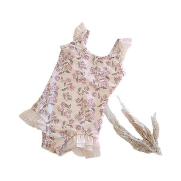 2026 New Girls' One-Piece Sweet Girl Swimwear For Infants And Toddlers Baby Hot Spring Princess Swimsuit_desvips.com