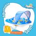 Inflatable Baby Sunshade Seat Ring With Sunshade Swimming Pool Water Lying Circle Swimming Swimming Circle_desvips.com