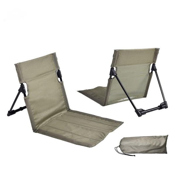Wholesale In Stock Cross-Border Outdoor Beach Garden Recliner Portable Folding Ground Mat Lawn Chair_desvips.com