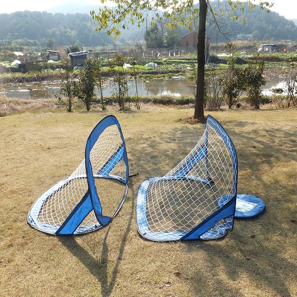 2-In-1 Quick-Setup Soccer Goal For Kids - Foldable Portable Football Net With Large Mesh For Training & Family Games_desvips.com