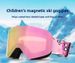 Children's Goggles Large Cylinder Double-Sided Anti-Fog 5-14 Years Old Ski Protective Glasses Outdoor Gear_desvips.com