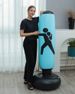 Kids Punching Bag Stand 1.6m Height Inflatable Boxing Pillar With Base Anti Fall Training Toy For Children_desvips.com