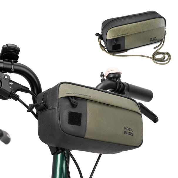 ROCKBROS Bicycle Handlebar Bag Water-Resistant Shoulder Bag 1.5L_desvips.com