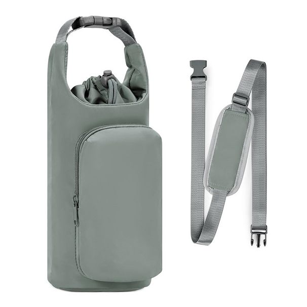 Women's Water Bottle Bag With Cell Phone Pocket Insulated With Adjustable Shoulder Strap Sling Water Bottle Bag_desvips.com