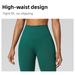 Women's High-Waisted Sports Pants Tight Fitting Stretch Fitness Yoga Wear Breathable Seamless Running Pants European American Style_desvips.com