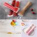 Popsicle Bags Disposable Ice Pop Bags DIY Popsicle Freezer Bags For Yogurt Sticks, Juice, Ice Candy Pops Comes With Silicone Funnel 8"x2" (300)_desvips.com