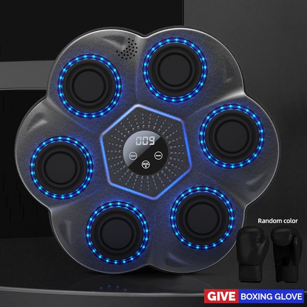 1724976925@qq.com Petal Music Boxing Machine Home Adult Electronic Wall Children's Punching Reaction Target Stress Relief Trainer_desvips.com