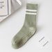Non-Slip Yoga Socks With Toe Separators - Breathable Mid-Calf Pilates Socks For Women & Men - Anti-Slip Grip Workout Socks For Barre, Dance_desvips.com