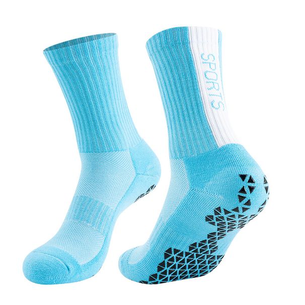 Adult Mid Calf Non Slip Soccer Socks College Student Sports Floor Socks For Men And Women_desvips.com