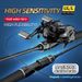 Solid Baitcasting Micro Straight Gun Handle Single UL Lure Rod Bass Whitefish Trout_desvips.com