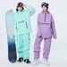001 New Suit Hoodie For Men Women, Snowboard Hoodie, Windproof Warm Ski Jacket And Pants Set_desvips.com
