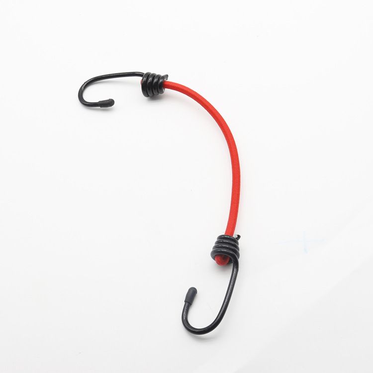 Camping Multifunctional Double-hook Elastic Tent Canopy Camp Pole Fixing Strap Wind Pull Rope 6MM30CM_desvips.com